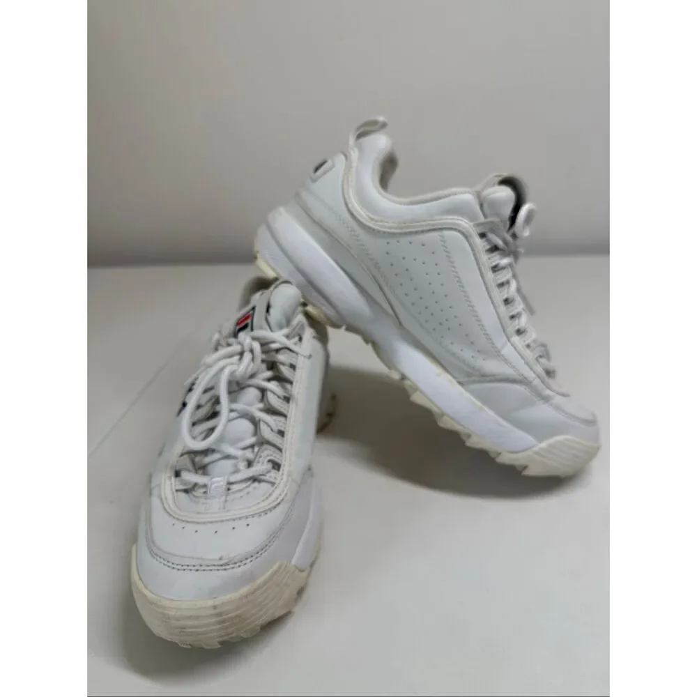 Fila Disruptor II Premium White Sneaker White Women’s Size 9 US See Description